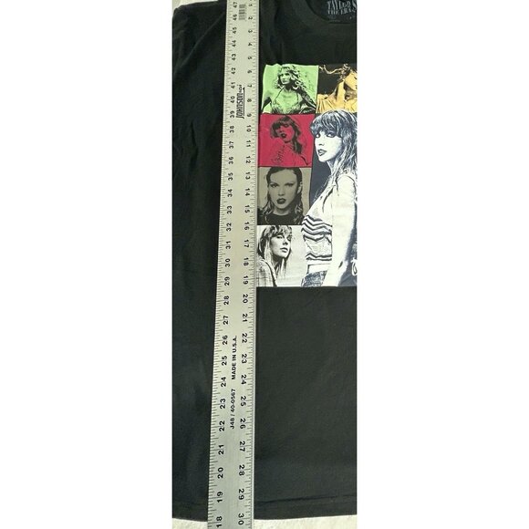 Taylor Swift The Eras Tour Graphic T-Shirt  XL Black Cotton for Swifties NWOT - Picture 7 of 7